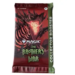 MTG The Brothers War Collector Booster Pack 15 Cards Free Ship (Premium Foils) - Image 1
