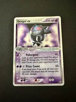 Pokemon Gengar EX Holo Card 108/112 FireRed & LeafGreen Damaged Heavily Played - Image 1