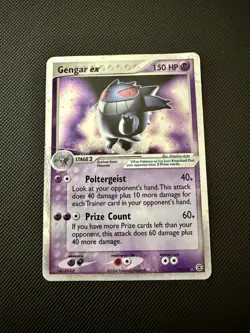 Pokemon Gengar EX Holo Card 108/112 FireRed & LeafGreen Damaged Heavily Played - Image 3