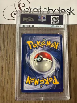 PSA 9 - Pokemon GRASS ENERGY 99/102 - SHADOWLESS BASE SET - MINT - Image 2