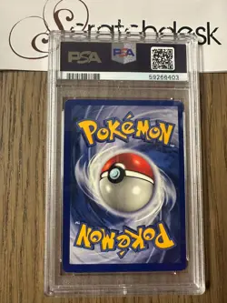 PSA 9 - Pokemon GRASS ENERGY 99/102 - SHADOWLESS BASE SET - MINT - Image 4