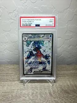 2023 Pokemon Paradox Rift Garchomp EX Full Art Ultra Rare PSA 9 #219 - Image 1