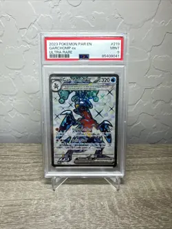 2023 Pokemon Paradox Rift Garchomp EX Full Art Ultra Rare PSA 9 #219 - Image 2