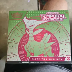 Pokémon TCG: Temporal Forces ETB - Iron Leaves - New/Sealed-Elite Trainer Box - Image 1
