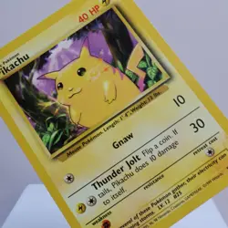 Pokemon TCG - Pikachu 58/102 Base Set Common  WOTC 1999 - EXC - Image 4