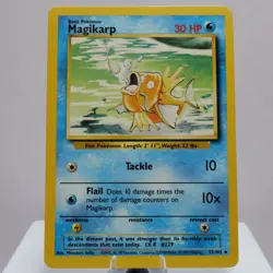 Pokemon TCG - Magikarp 35/102 Base Set Uncommon  WOTC 1999 - EXC - Image 2