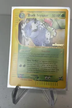 Dark Ivysaur [Winner] #6 Pokemon Best Of Game Pokemon TCG NM e reader - Image 1