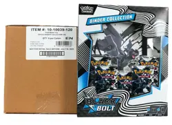 Pokemon Scarlet & Violet Black Bolt Binder Collection 6 Box Factory Case Sealed - Image 7