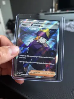 Pokemon Mortys Conviction Full Art Temporal Forces 201/162 - Image 3