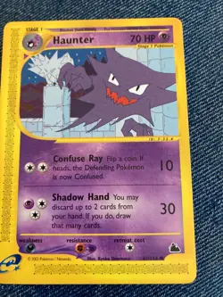 Pokémon Card Haunter 63/144 Skyridge Regular NM - M - Image 3