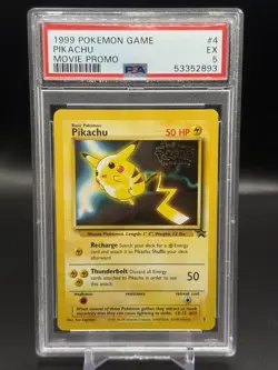 1999 Pokemon Pikachu Movie Promo PSA 5 #4 - Image 1