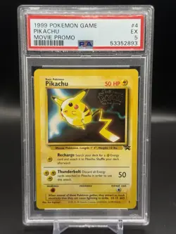 1999 Pokemon Pikachu Movie Promo PSA 5 #4 - Image 3