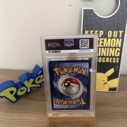 1999 Lapras 10/62 Pokémon TCG Fossil Holo Rare Card PSA 7 Near Mint - Image 2