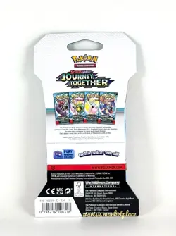 NEW Pokémon Scarlet and Violet journey together TCG booster one pack | IN-HAND - Image 2