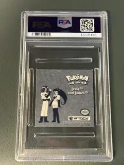 1999 Pokemon Sticker Series 1 PRIZM #PR06 Jesse & James PSA 10 - POP 4 - Image 4