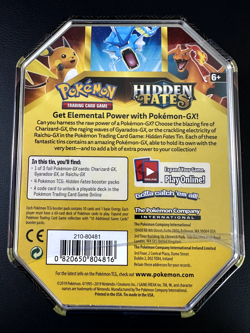 HIDDEN FATES Tin - RAICHU GX Promo Pokemon -Factory Sealed - MINT - Image 15