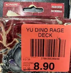 Yu-Gi-Oh! TCG Structure Deck Dinosaur's Rage. 1st Edition Open Box Damaged - Image 3