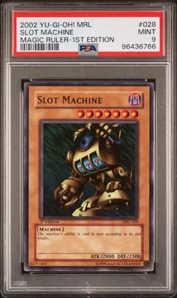 2002 YuGiOh! Slot Machine MRL-028 1st Edition - Magic Ruler - PSA 9 Mint POP 13 - Image 4