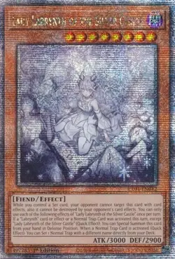 Yu-Gi-Oh! Lady Labrynth of the Silver Castle RA04-EN042 Quarter Century Rare - Image 1