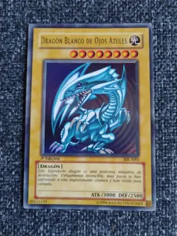 Yu-Gi-Oh Blue Eyes White Dragon 1st Edition BIK-S001 Spanish Blanco De Ojos Azul - Image 1