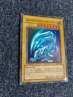 Yu-Gi-Oh Blue Eyes White Dragon 1st Edition BIK-S001 Spanish Blanco De Ojos Azul - Image 13