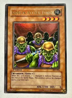 Yu-Gi-Oh Goblin Attack Force PSV-094 1st Edition Ultra Rare Card Played MP-LP - Image 1
