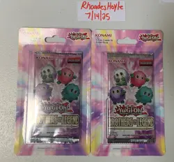 Yugioh TCG Brothers Of Legend Booster Pack Lot Of 2 - Image 3