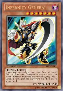 Yugioh! MP Infernity General - YF03-EN001 - Ultra Rare - Limited Edition Moderat - Image 1