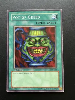 Pot of Greed SYE-040 Starter Deck: Yugi Evolution 1st Edition - Image 1