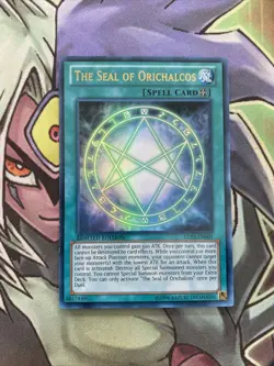 LC03-EN001 The Seal of Orichalcos Ultra Rare Limited Edition NM Yugioh Card - Image 3