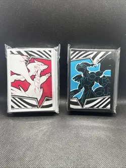 White Flare And Black Bolt Card Sleeves Sealed 65ct - Image 1