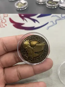 D.D Crow Yugioh YCS Pre Registration Gold Coin - Image 1