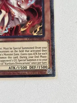 Kurikara Divincarnate OP23-EN001 Ultimate Rare Yugioh Tournament Pack UTR Mint - Image 6