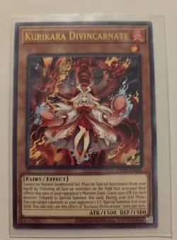 Kurikara Divincarnate OP23-EN001 Ultimate Rare Yugioh Tournament Pack UTR Mint - Image 5