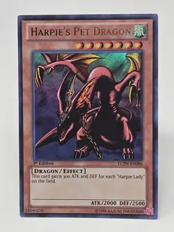 Harpie's Pet Dragon LCJW-EN086 Yu-Gi-Oh Legendary Collection 4: Joey's World-1st - Image 1