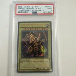 2013 -2018 Yu-Gi-Oh! The Winged Dragon of Ra Ultra Rare  Ed LC01-EN003 PSA 9 - Image 3
