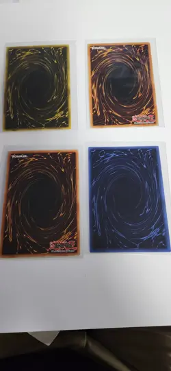 Yugioh Quarter Century Secret Rare Blue-eyes Dragon Red-eyes Obelisk Ra Lot of 4 - Image 4
