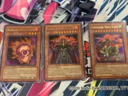 Promo Set: Skull/Flame/Burning Head wb01-en001/2/3 Rare Yu-Gi-Oh! - Image 3