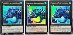 3 x TDIL-EN099 Paleozoic Anomalocaris - Super Rare 1st Ed Near Mint YuGiOh Cards - Image 4