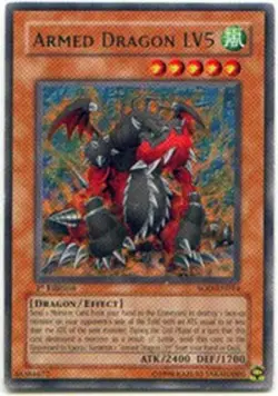 Armed Dragon LV5 - SOD-EN014 - Rare - 1st Edition LP YuGiOh!  Soul of the Duelis - Image 2