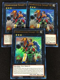 Yugioh Geargiagear Gigant XG SDGR-EN034 1st Ultra x3 (LP) - Image 2