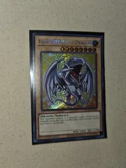 Yu-Gi-Oh Blue-Eyes White Dragon Chibi Art BLMM-EN001 Secret Rare 1st Edition NM - Image 6