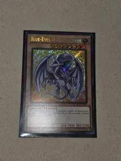 Yu-Gi-Oh Blue-Eyes White Dragon Chibi Art BLMM-EN001 Secret Rare 1st Edition NM - Image 8