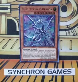 Blue-Eyes Solid Dragon - LED3-EN002 - Ultra Rare - 1st Edition - NM Yugioh - Image 1