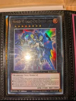 Yu-Gi-Oh Number 90: Galaxy-Eyes Photon Lord BLC1-EN018 1st edition - Image 1