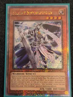 Yugioh - Silent Swordsman Quarter Century Secret Rare - RA02-EN011 - Image 1
