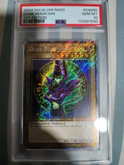 Yu-Gi-Oh! Dark Magician 1st Edition Gem MT 10 PSA Graded Card - Image 1