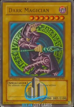 Yugioh Dark Magician SDY-E005 1st Edition Ultra Rare HP - Image 1