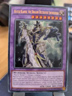 YuGiOh! Buster Blader, The Dragon Destroyer Swordsman MAGO-EN101 1st Ed - Image 1