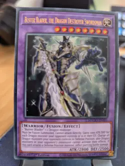 YuGiOh! Buster Blader, The Dragon Destroyer Swordsman MAGO-EN101 1st Ed - Image 2
